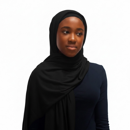 Premium Jersey Hijab with Open Undercap